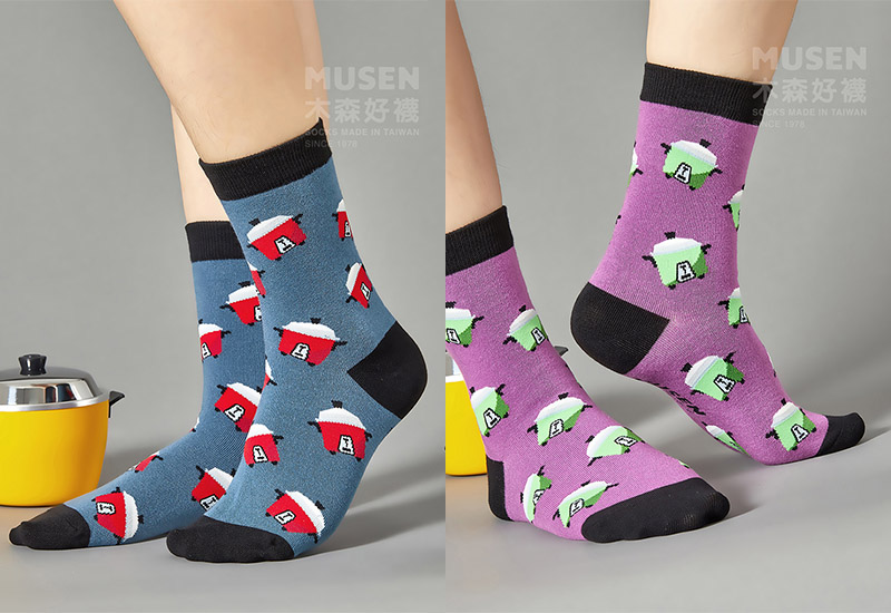 台灣印象針織襪-大同電鍋 大同電鍋襪子 Datong electric cooker pattern socks